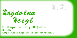 magdolna heigl business card